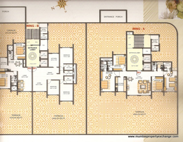 5610 Oth Floor Plan 7 - Gold Coast, Ghansoli