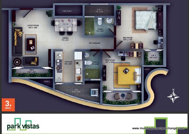 5630 Oth Floor Plan 5  - Park Vistas, Andheri West