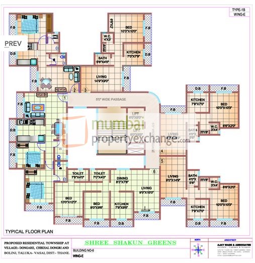 5710 Oth Floor Plan 1  - Shree Shakun, Virar