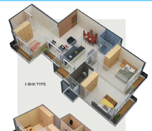 2 BHK New Gagangiri, Borivali West — for Rent — photo 4