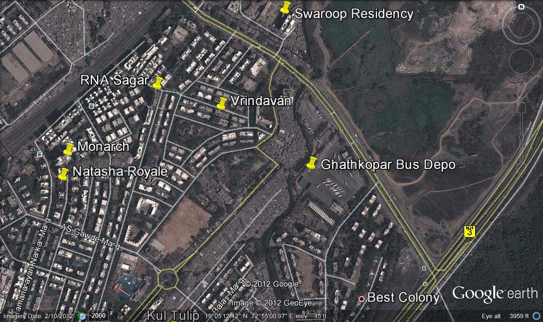 5767 Oth Google Earth - Vrindavan, Ghatkopar East