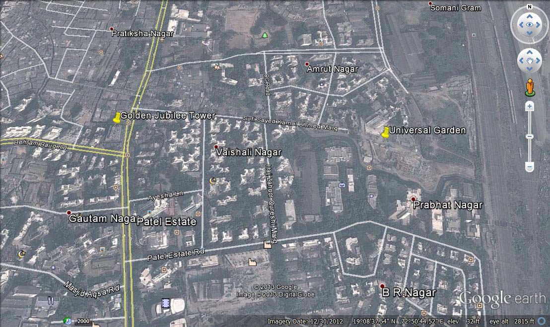 5819 Oth Google Earth - Universal Cubical, Jogeshwari