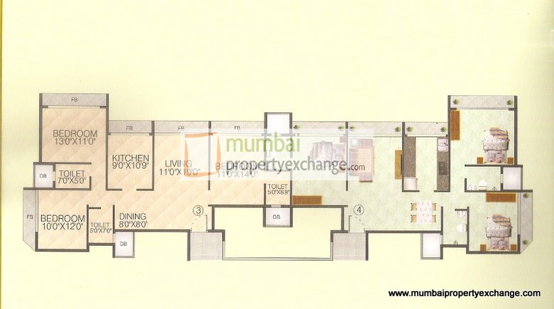 2 BHK Juhi Greens, Nerul — for Sale