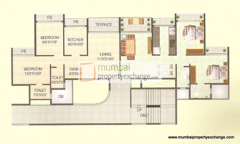 2 BHK Juhi Greens, Nerul — for Sale