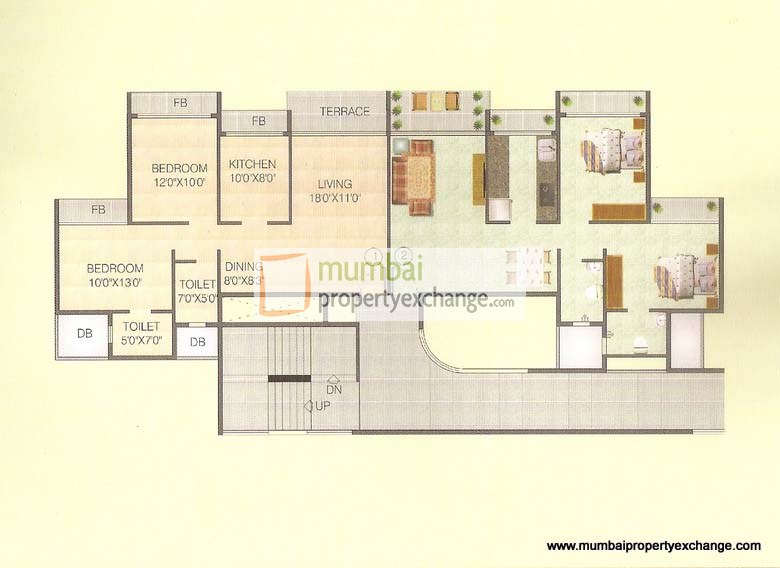 2 BHK Juhi Greens, Nerul — for Sale
