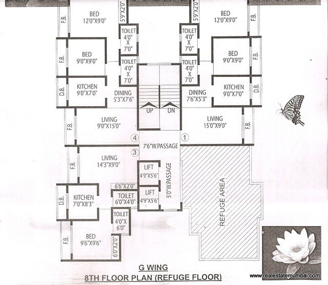 5882 Oth Floor Plan 1  - Parshwa Heights, Walkeshwar