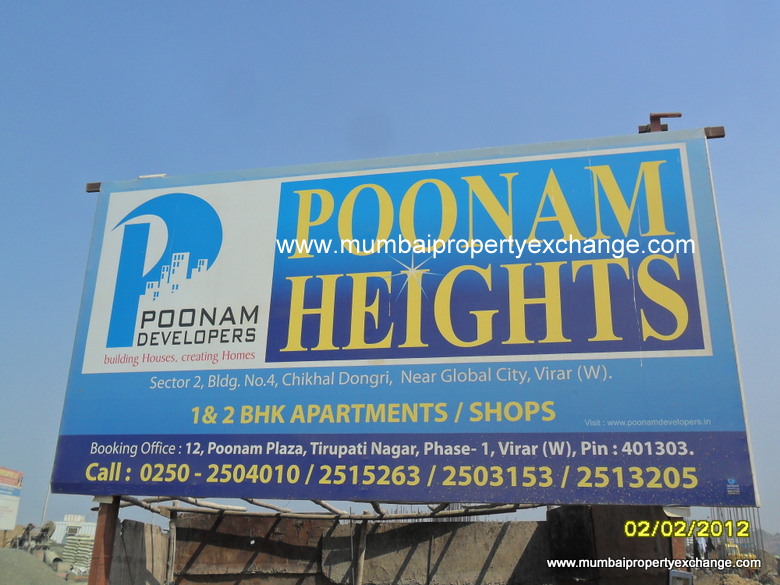 3 BHK Poonam Heights, Virar — for Sale