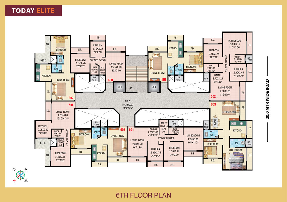 5912 Oth Floor Plan - Today Elite, Ulwe