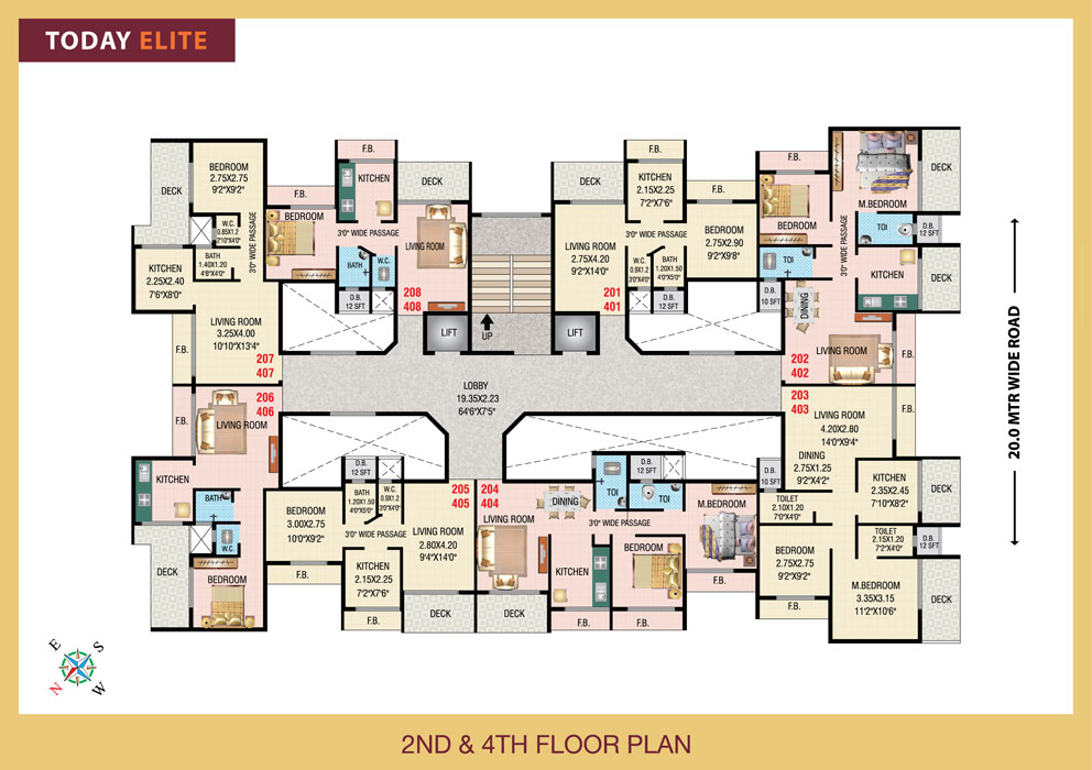 5912 Oth Floor Plan 3  - Today Elite, Ulwe