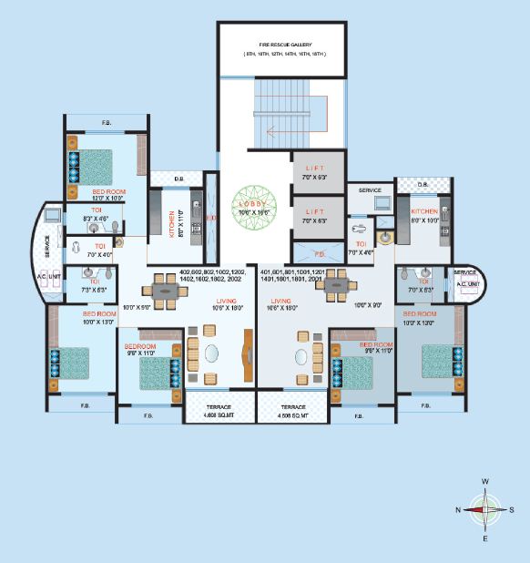5923 Oth Floor Plan 2  - Om Rudra, Kharghar