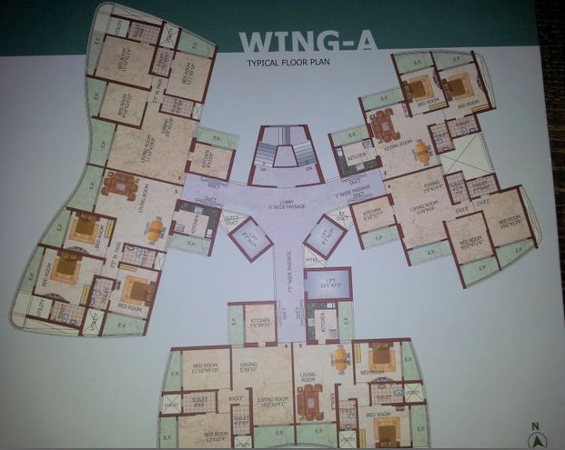 5963 Oth Floor Plan 1  - Satra Park, Borivali West