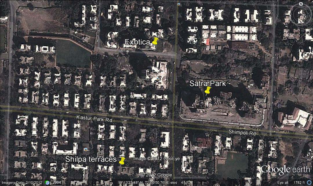 5963 Oth Google Earth - Satra Park, Borivali West