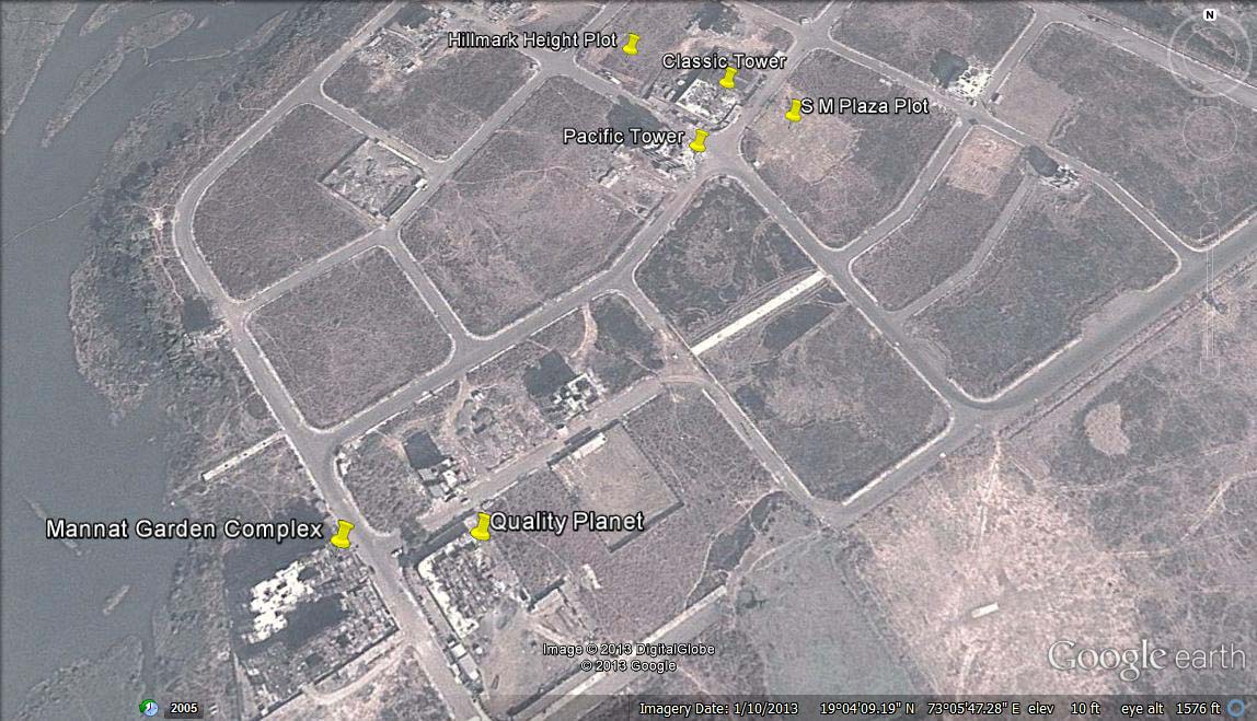 5969 Oth Google Earth - Pacific Tower, Andheri West