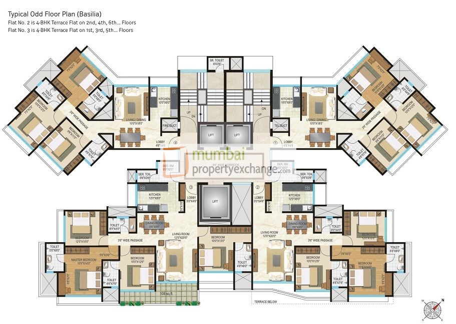 4.5 Acme Ozone Basilia, Thane West — for Sale