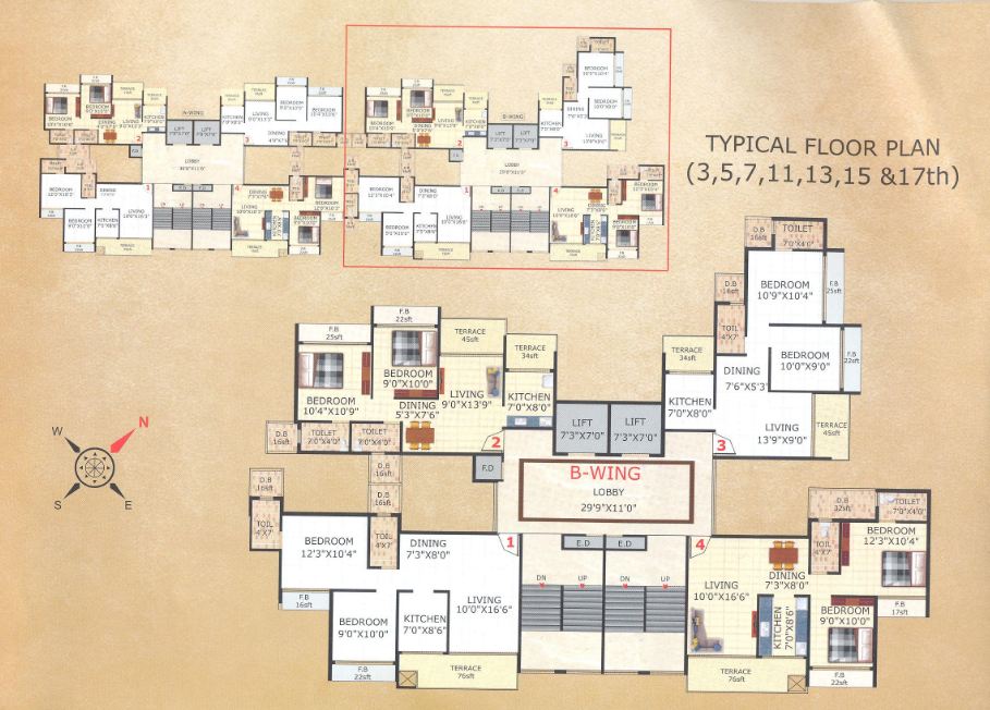 2 BHK Phoenix Heights, Kalamboli — for Sale