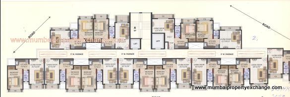 6077 Oth Floor Plan - Scarlett Homes, Dahisar East