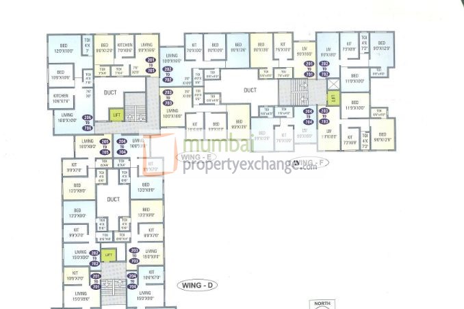6121 Oth Floor Plan 2  - Harmony, Chembur