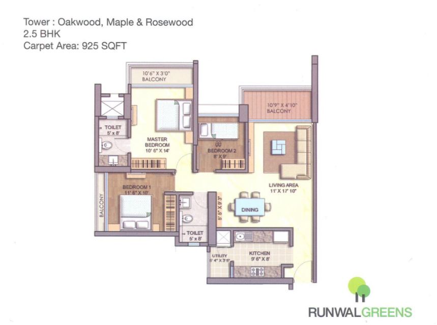 2 Runwal Greens Oakwood, Mulund West — for Sale