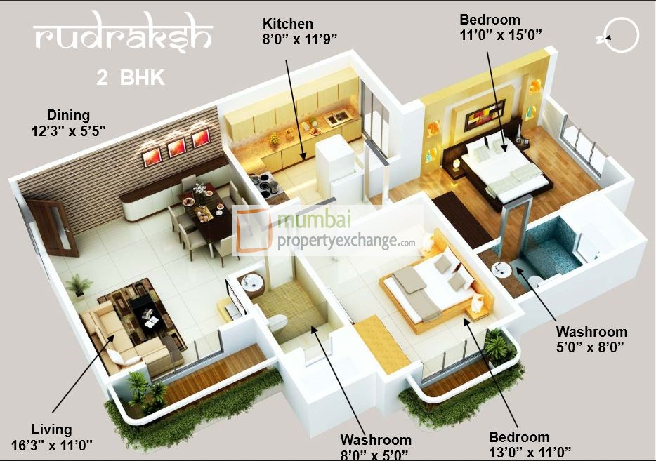 6184 Oth Floor Plan - Rudraksh, Vile Parle East