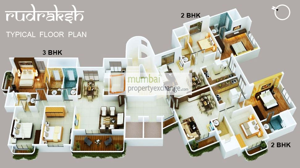 6184 Oth Floor Plan 1  - Rudraksh, Vile Parle East