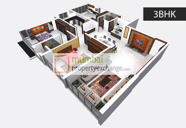 3 BHK Ambe Bhavan, Ghatkopar East — for Sale