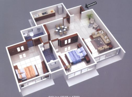 6282 Oth Floor Plan 1  - Royal Court, Jogeshwari