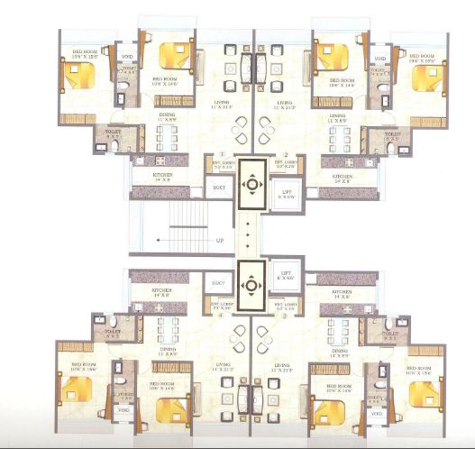 6282 Oth Floor Plan 3  - Royal Court, Jogeshwari