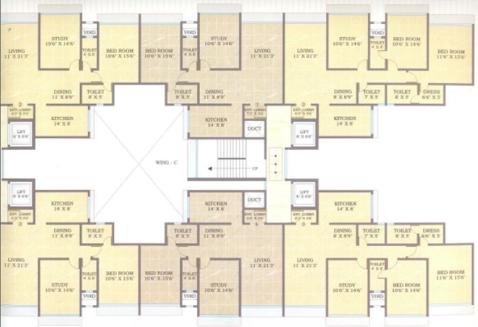 6282 Oth Floor Plan 5  - Royal Court, Jogeshwari