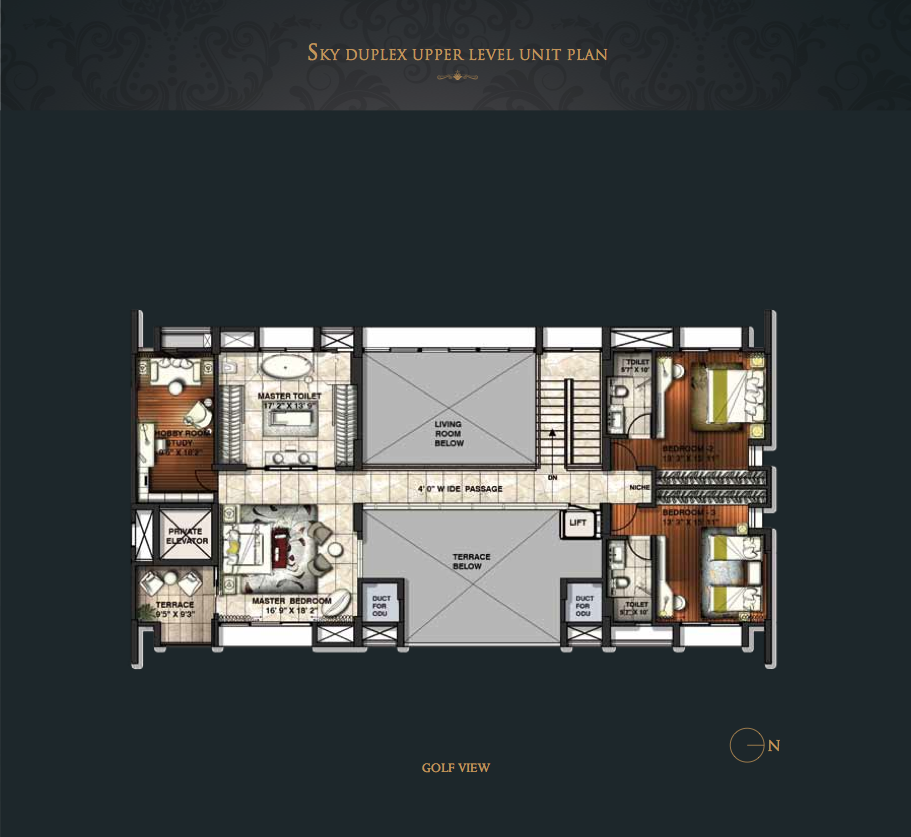 6364 Oth Duplex Floor Plan 1  - Lodha Belmondo, Lonavala