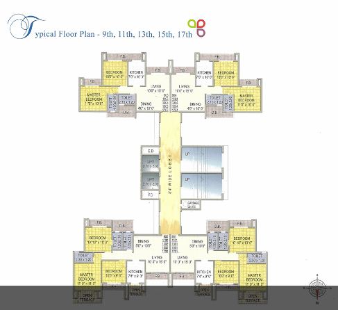2 BHK Reza Grandeur, Kharghar — for Sale