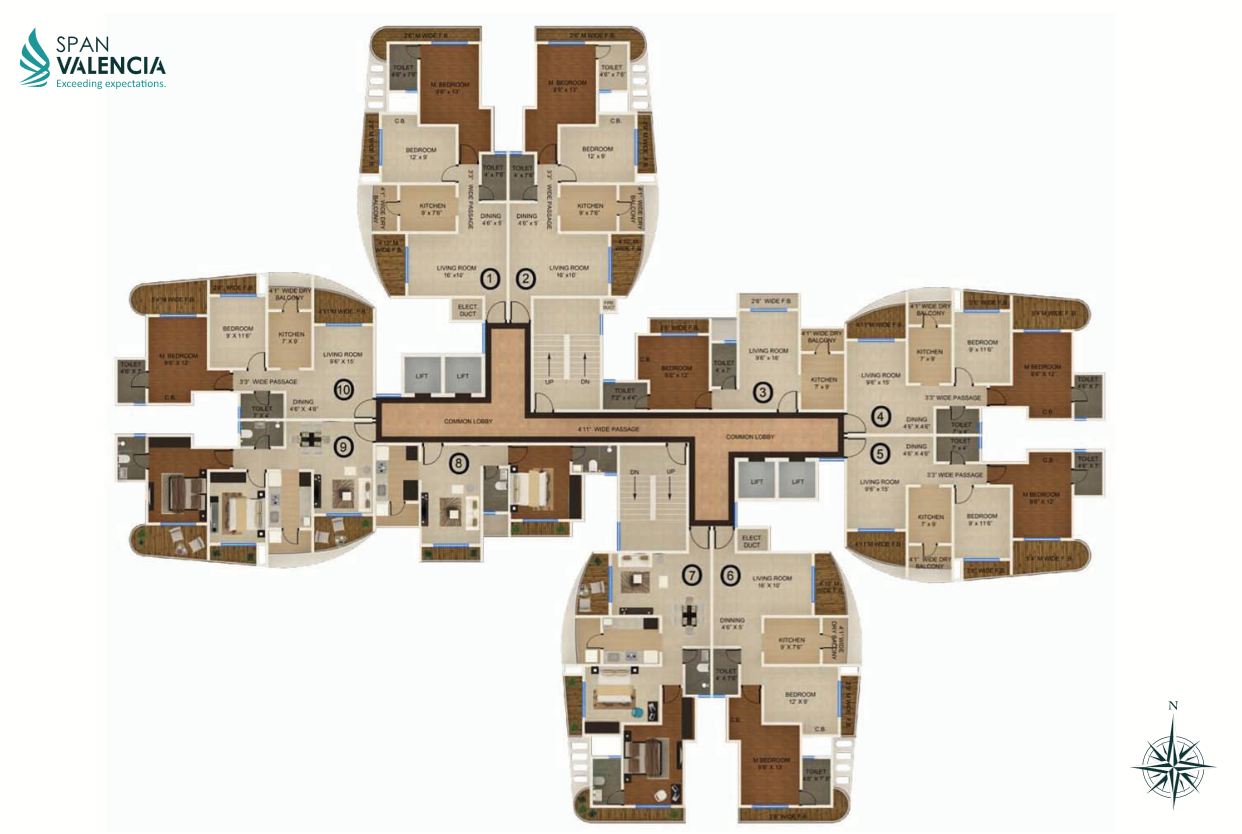 6423 Oth Floor Plan - Span Valencia, Mira Road