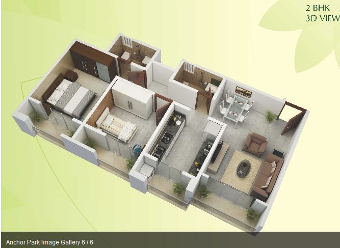 6506 Oth Floor Plan 1  - Anchor Park, Nalla Sopara