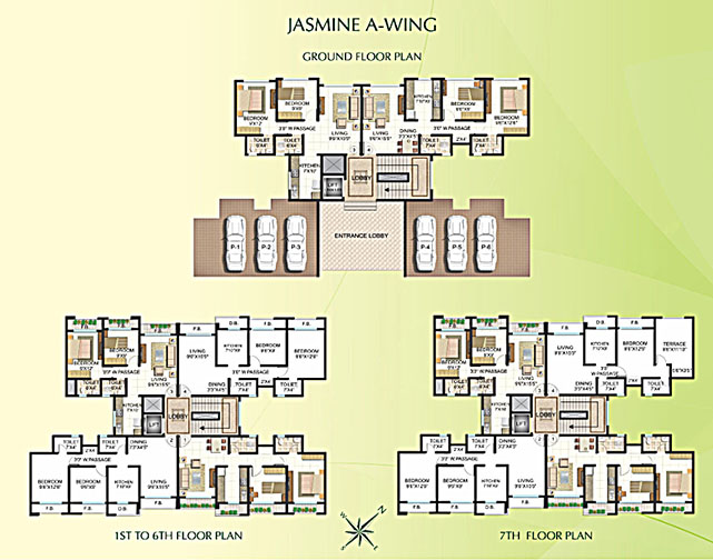 6506 Oth Jasmine A Wing - Anchor Park, Nalla Sopara