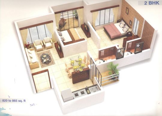 6529 Oth Floor Plan - Viva City, Virar