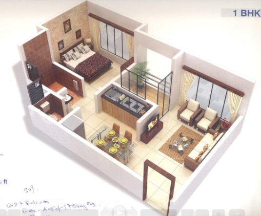 6529 Oth Floor Plan 1  - Viva City, Virar