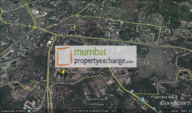 2 Runwal Garden City Lily, Thane West — for Rent