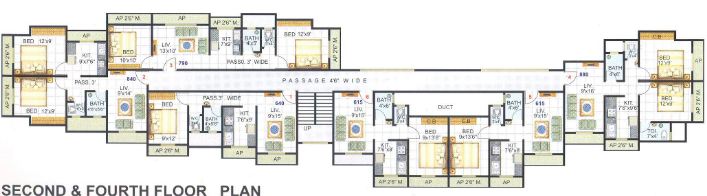 3 BHK Rai Residency, Kalyan — for Sale