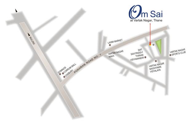 3 BHK Om Sai, Thane West — for Rent