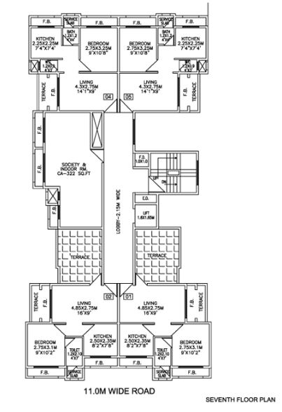 2 BHK Tejas Parth, Ulwe — for Sale