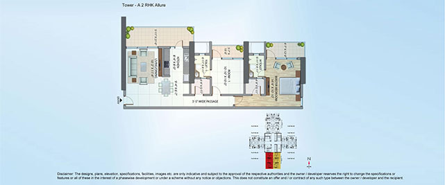 2 BHK Alta Monte Tower A, Malad East — for Sale