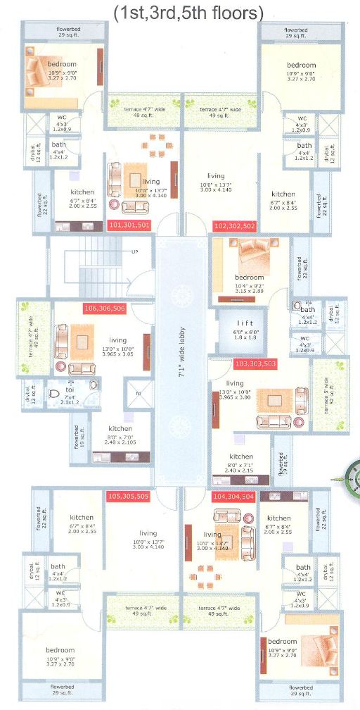 6802 Oth Floor Plan 1  - Hari Niwas, Churchgate