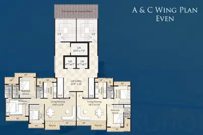 3 BHK Bhagwati Eleganza, Ghansoli — for Sale — photo 6 thumbnail