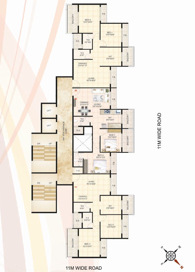 2 BHK Runwal Bliss, Taloja — for Rent