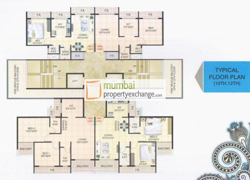 2 BHK Kuber Palace, Kalamboli — for Sale
