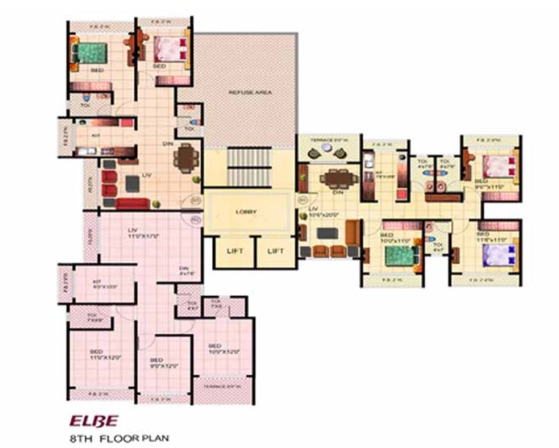 6883 Oth Floor Plan 1  - Riverdale, Kalyan