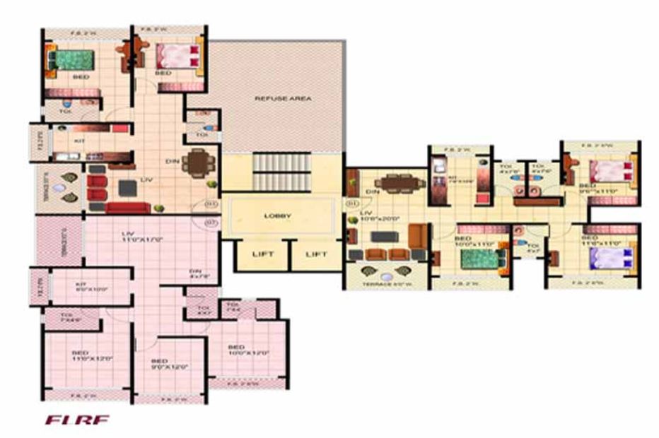 6883 Oth Floor Plan 3  - Riverdale, Kalyan