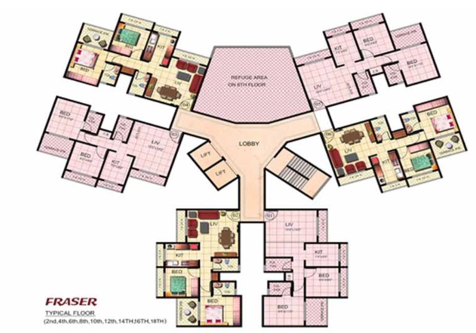 6883 Oth Floor Plan 4  - Riverdale, Kalyan