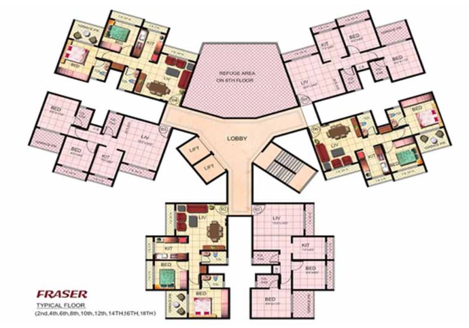 6883 Oth Floor Plan 5  - Riverdale, Kalyan