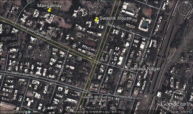 6902 Oth Google Earth - Swastik House, Kandivali West