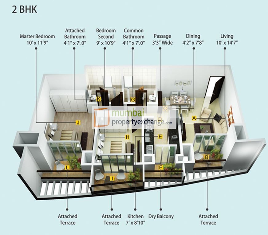 2 BHK Siddhivinayak Utopia, Ulwe — for Sale